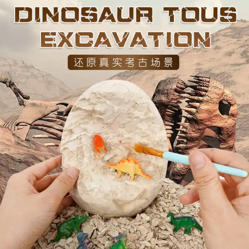 Dino Egg Digging Kit | Educational Science Activities for Kids 3-12 Years | STEM Toy