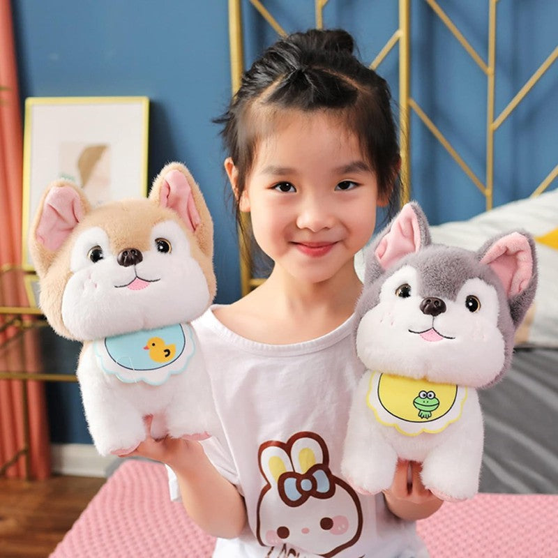 Super-Soft Brown Dog Plush Toy: Ideal Birthday Gift for Boys, Girls, and Kids - Cute, Safe, and Versatile Sitting Dog Soft Toy for Home Decor and Playtime