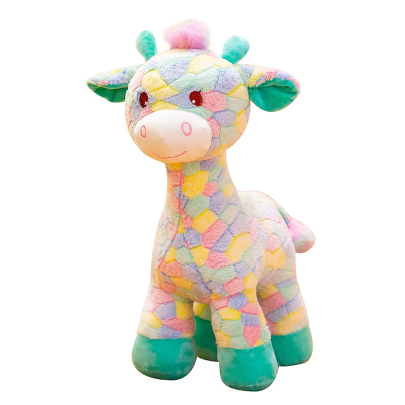 Super-Soft 30cm Giraffe Animal Soft Toy: Adorable Plush Standing Giraffe - Perfect Birthday Gift for Kids and Adults