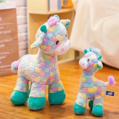 Super-Soft 30cm Giraffe Animal Soft Toy: Adorable Plush Standing Giraffe - Perfect Birthday Gift for Kids and Adults