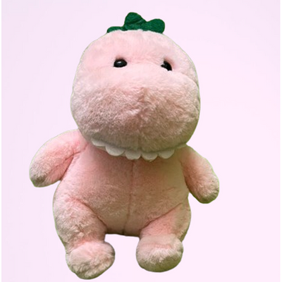 Super-Soft 30cm Pink Dinosaur Animal Soft Toy: Adorable Plush Standing Dino - Perfect Birthday Gift for Kids and Adults