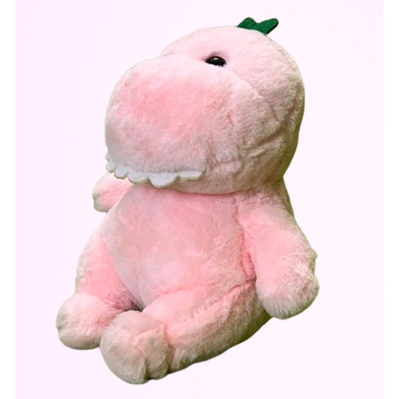 Super-Soft 30cm Pink Dinosaur Animal Soft Toy: Adorable Plush Standing Dino - Perfect Birthday Gift for Kids and Adults