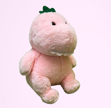 Super-Soft 30cm Pink Dinosaur Animal Soft Toy: Adorable Plush Standing Dino - Perfect Birthday Gift for Kids and Adults