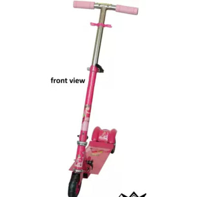 Robust Metallic 3-Wheel Scooter for Kids with Height Adjustment - Kids Kick Scooter pink Color (Pink)