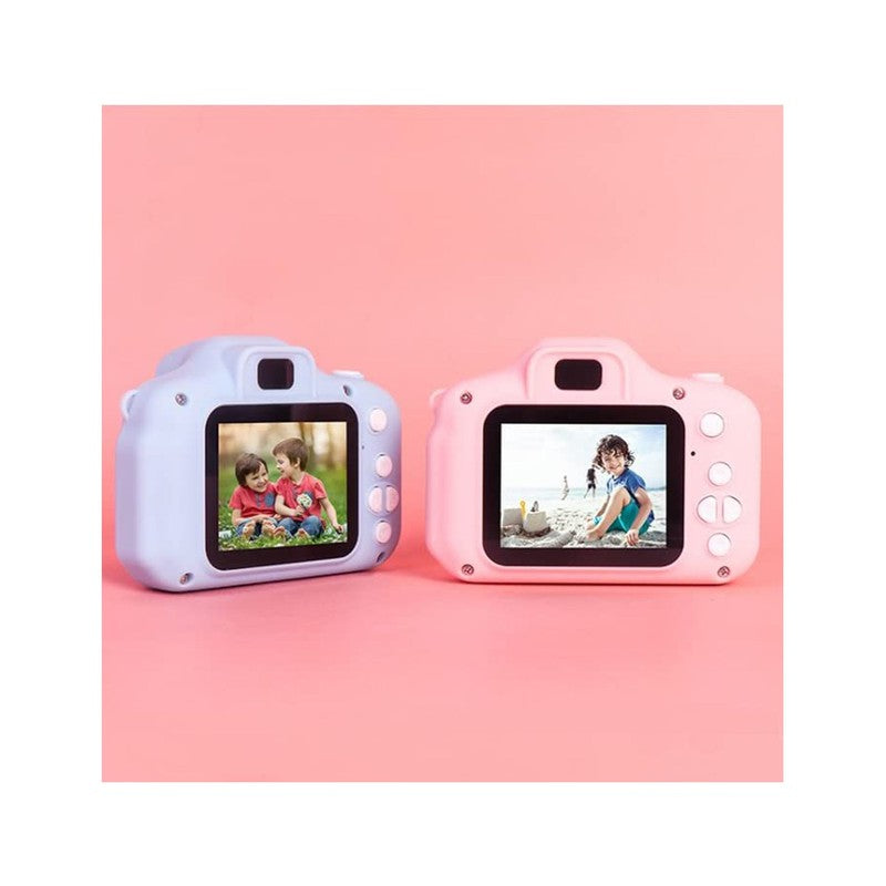 Kids Digital Camera With 12 MP 1080P Video Recorder & Portable Design (Pink)