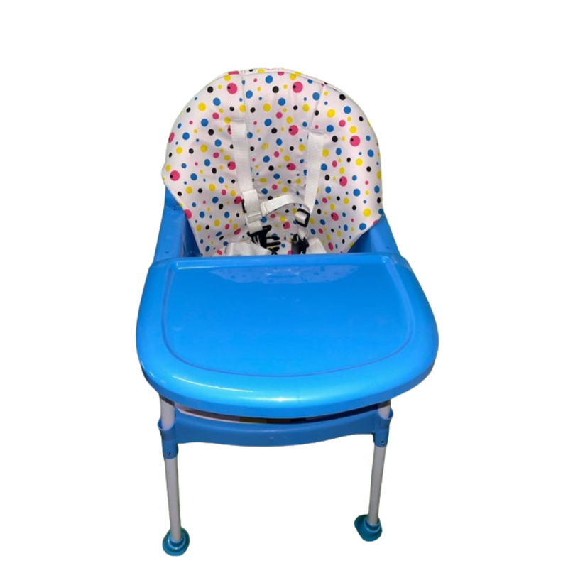 Convertible 4-in-1 Booster | Feeding High Chair with Adjustable Tray, Table, Soft Cushion and Chair for Baby