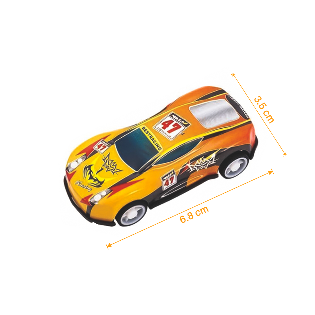 Ratna's Pack of 12 Pull Back Miniature Sports Cars Speed Master
