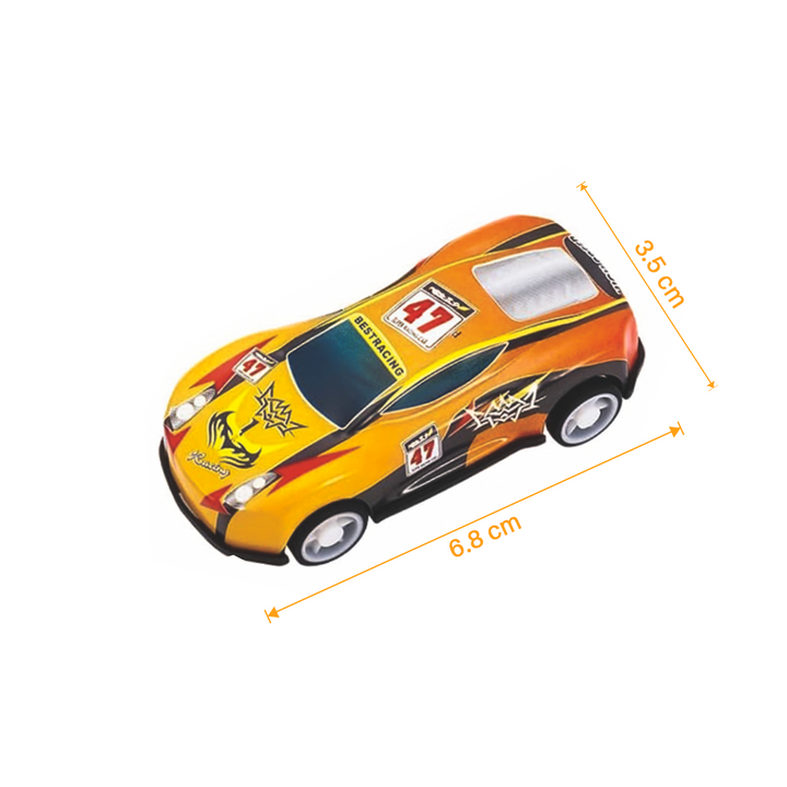 Ratna's Pack of 12 Pull Back Miniature Sports Cars Speed Master