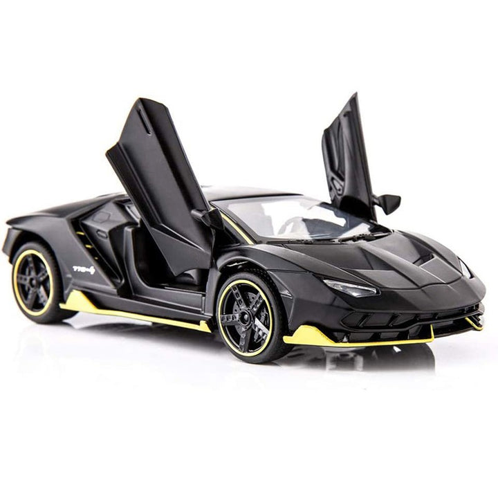 Resembling Centenario Lp 770-4 Model Alloy Sports Car Diecast Model Sound And Light Pull Back Cars Toys