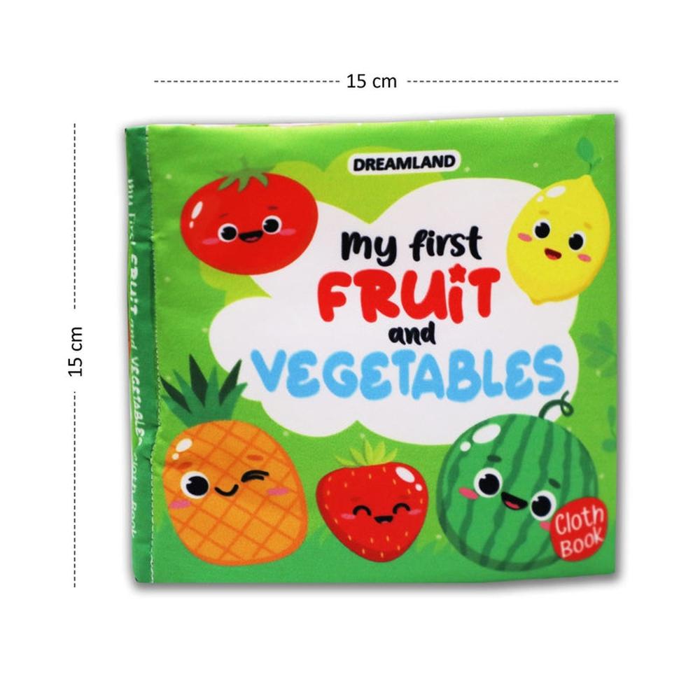 Dreamland Publications Cloth Book - My first Fruits and Vegetables