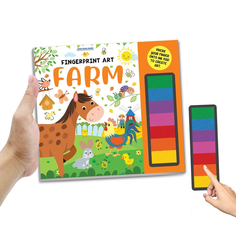 Fingerprint Art Books - Farm