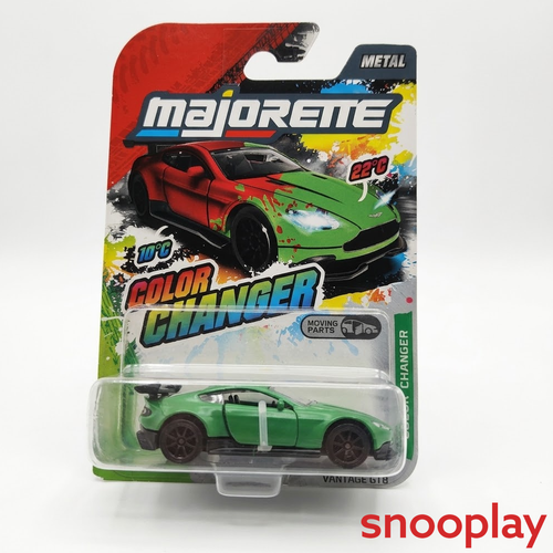 Original Licensed Majorette Color Changing Diecast Aston Martin Vantage GT8 Car