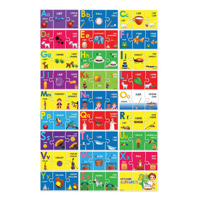 Original Funskool Play & Learn Chu Chu Alphabet 26 Pcs Puzzle