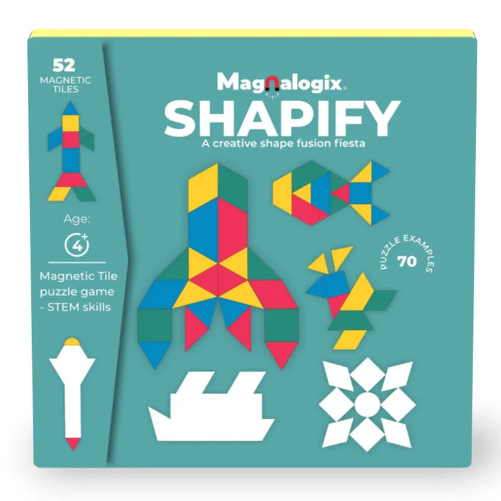 Toykraft Shapify Magnetic Shapes Puzzle Game | Creative Learning & Spatial Skills