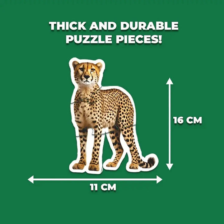 Toykraft Jungle Animal Puzzles – 4, 5 & 6 Piece Toddler Floor Puzzles