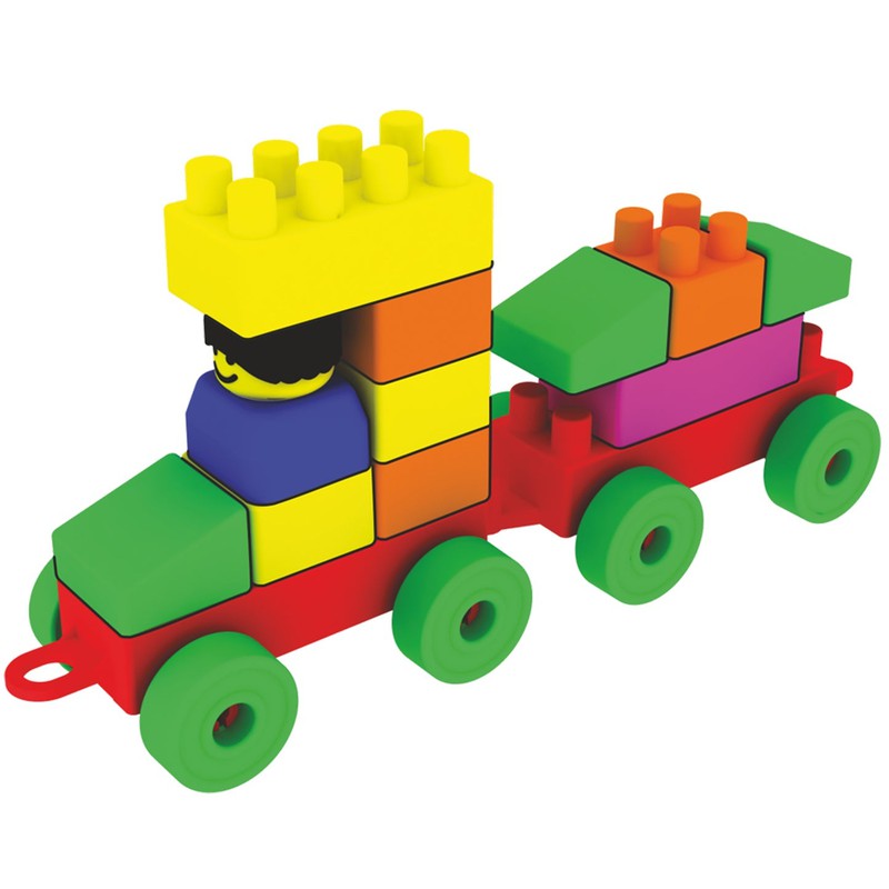 Brilliant Play Blocks for Kids - Vehicles