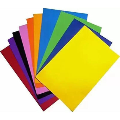 Eva Foam Sheet (Pack of 10) |  2mm | Ideal for Using in DIY Art & Crafts