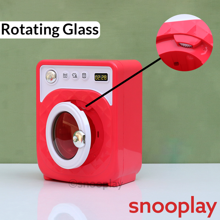 Set of 2 Realistic Mini Home Helper Play Set - Washing Machine & Iron (3-7 Years)