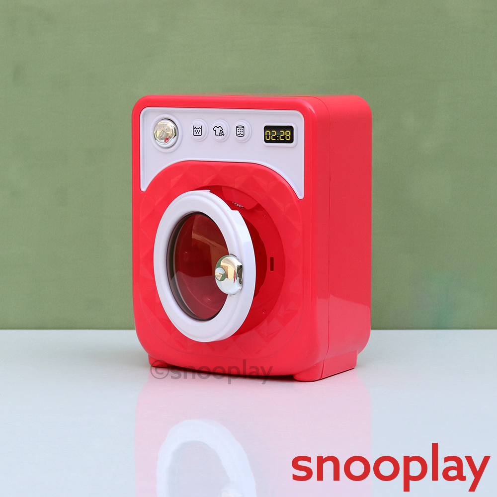 Set of 2 Realistic Mini Home Helper Play Set - Washing Machine & Iron (3-7 Years)