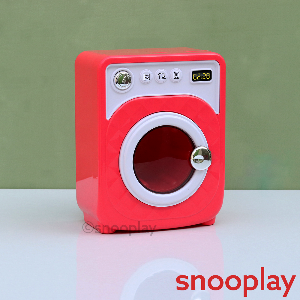 Set of 2 Realistic Mini Home Helper Play Set - Washing Machine & Iron (3-7 Years)
