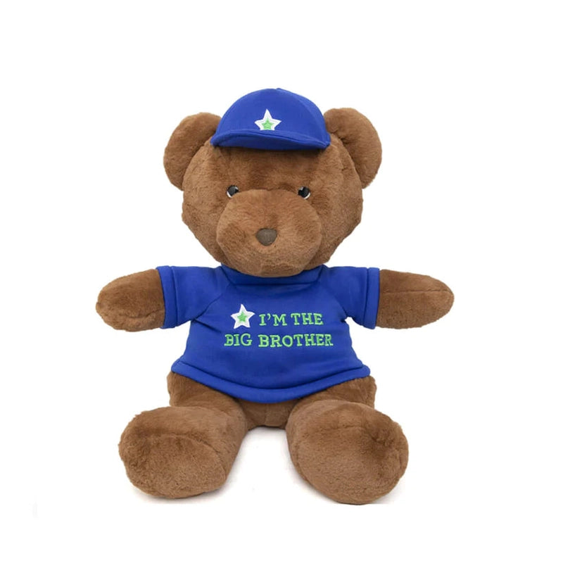 ALBERT: The Love Bear Blue Soft Toy - Tshirt and Cap (6 Months - 7 Years)