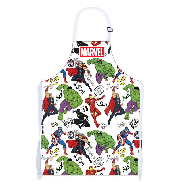 Marvel Themed Doodle Apron and Hulk Mitten Combo Pack