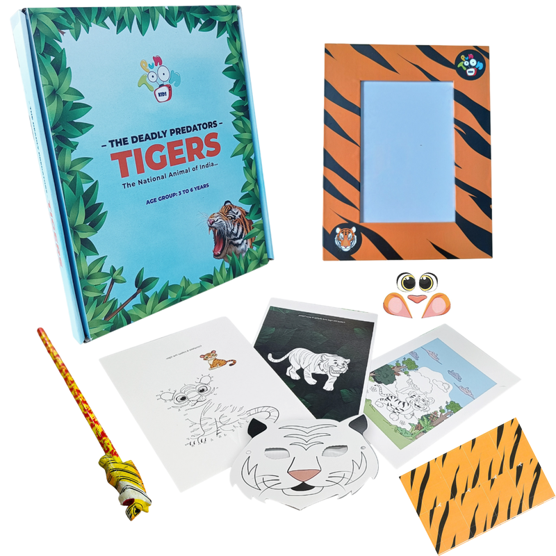 Tiger Activity Kit for Kids' Art and Craft