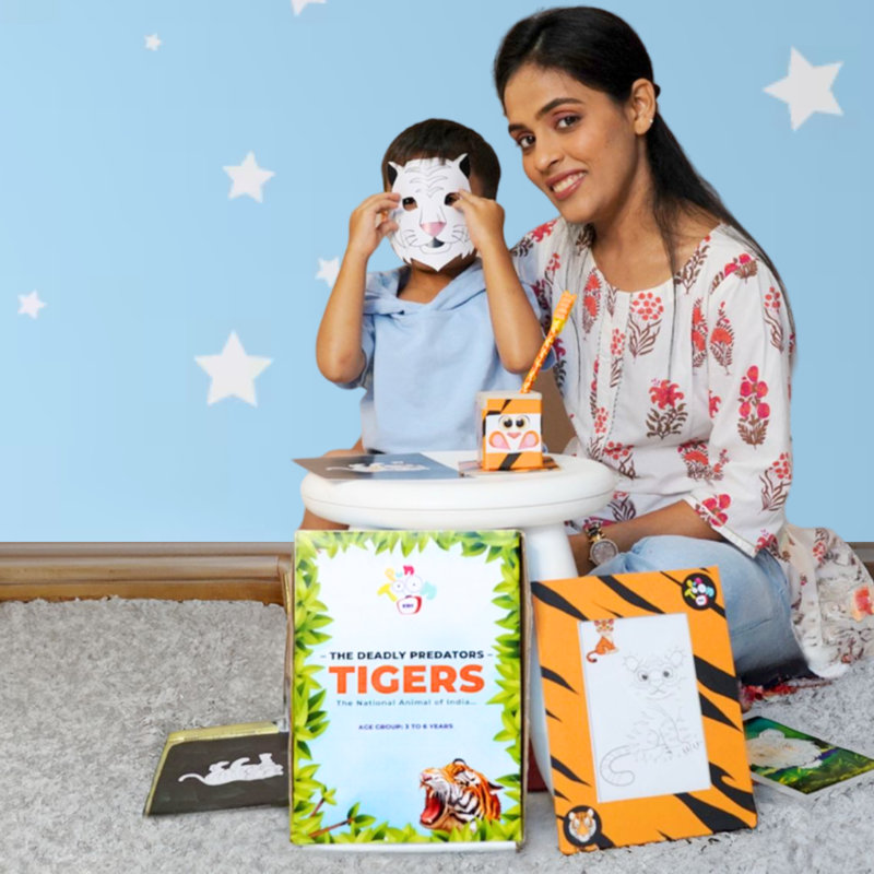 Tiger Activity Kit for Kids' Art and Craft