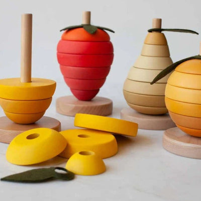 Wooden Stacking Fruits (4 Pieces)