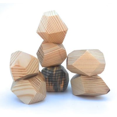 Wooden Natural Balancing Stones