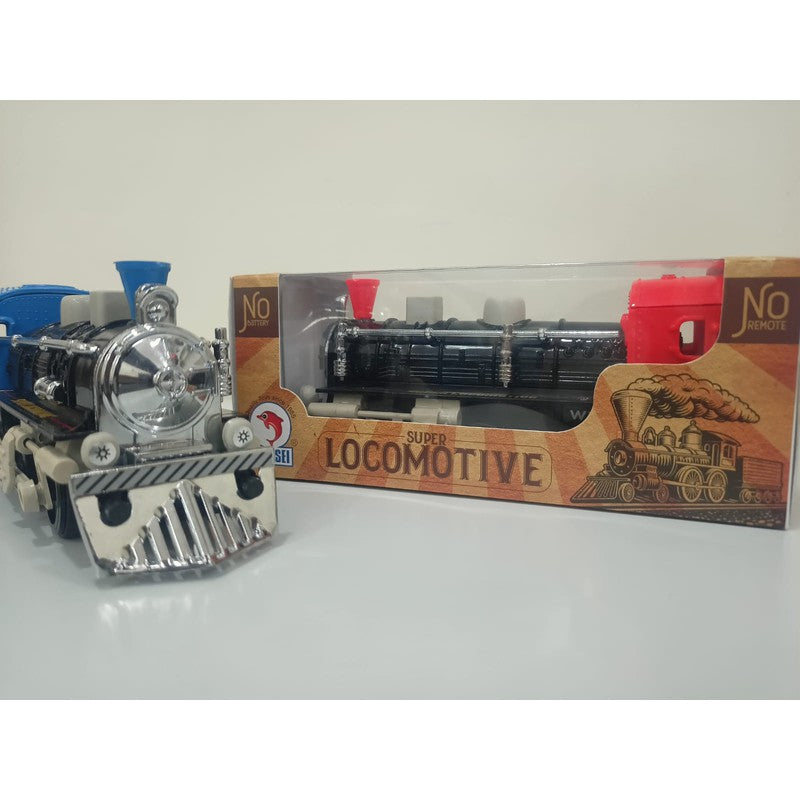 Super Locomotive Train Maintenance Free Pull Back Toy (Assorted Colours)