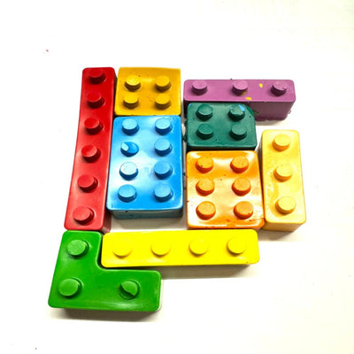 Lego Block Crayons set of 8