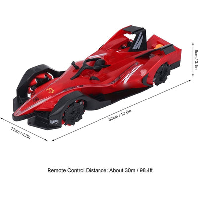 Remote Controlled Formula Racing Stunt Car with Spray Mist Effect and LED Lights