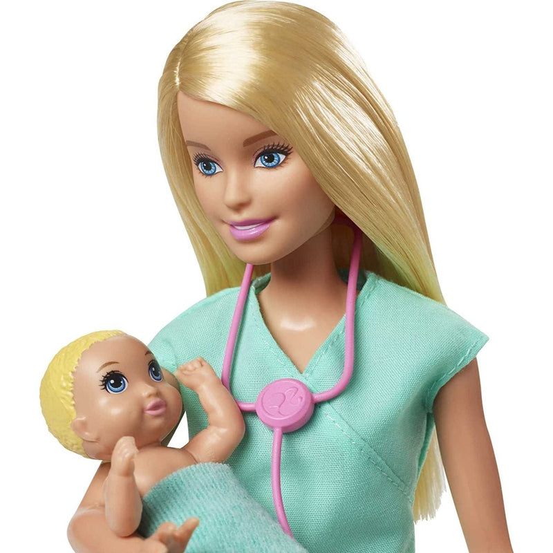 Barbie doll best sale hospital set