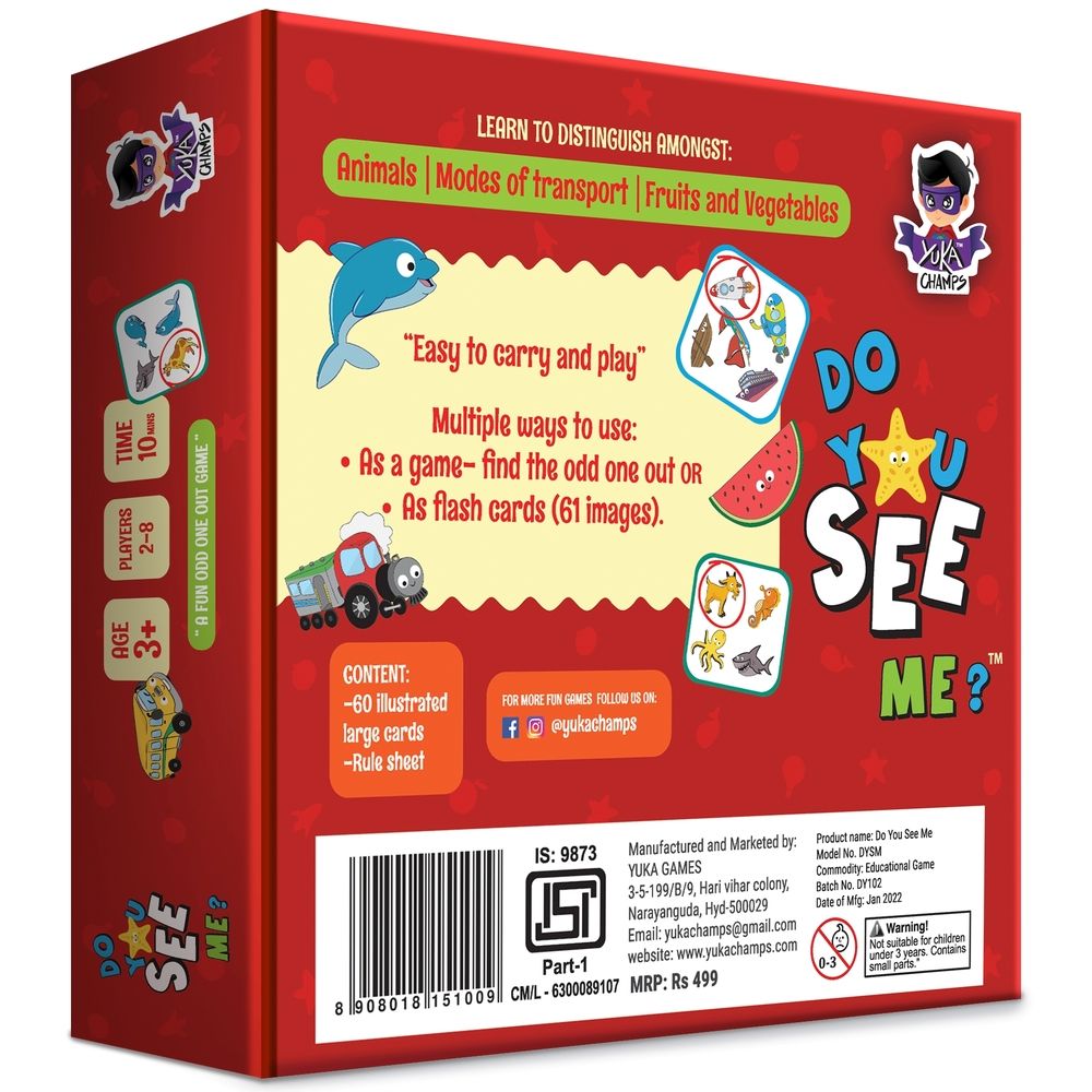 Do You See Mee Red (Multiplayer Cards Fun Game)