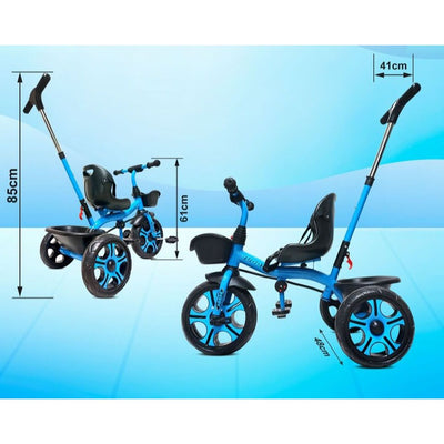 Buddy Plug N Play Kids Tricycle | Capacity Upto 30 Kgs (Sky Blue)