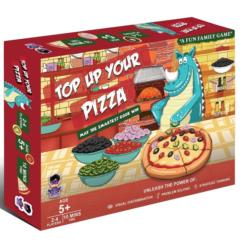 Top Up Your Pizza (Multiplayer Logical Thinking Fun Game)