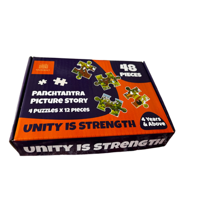 Unity Is Strength Wooden Story Puzzles Set (48 Pieces)
