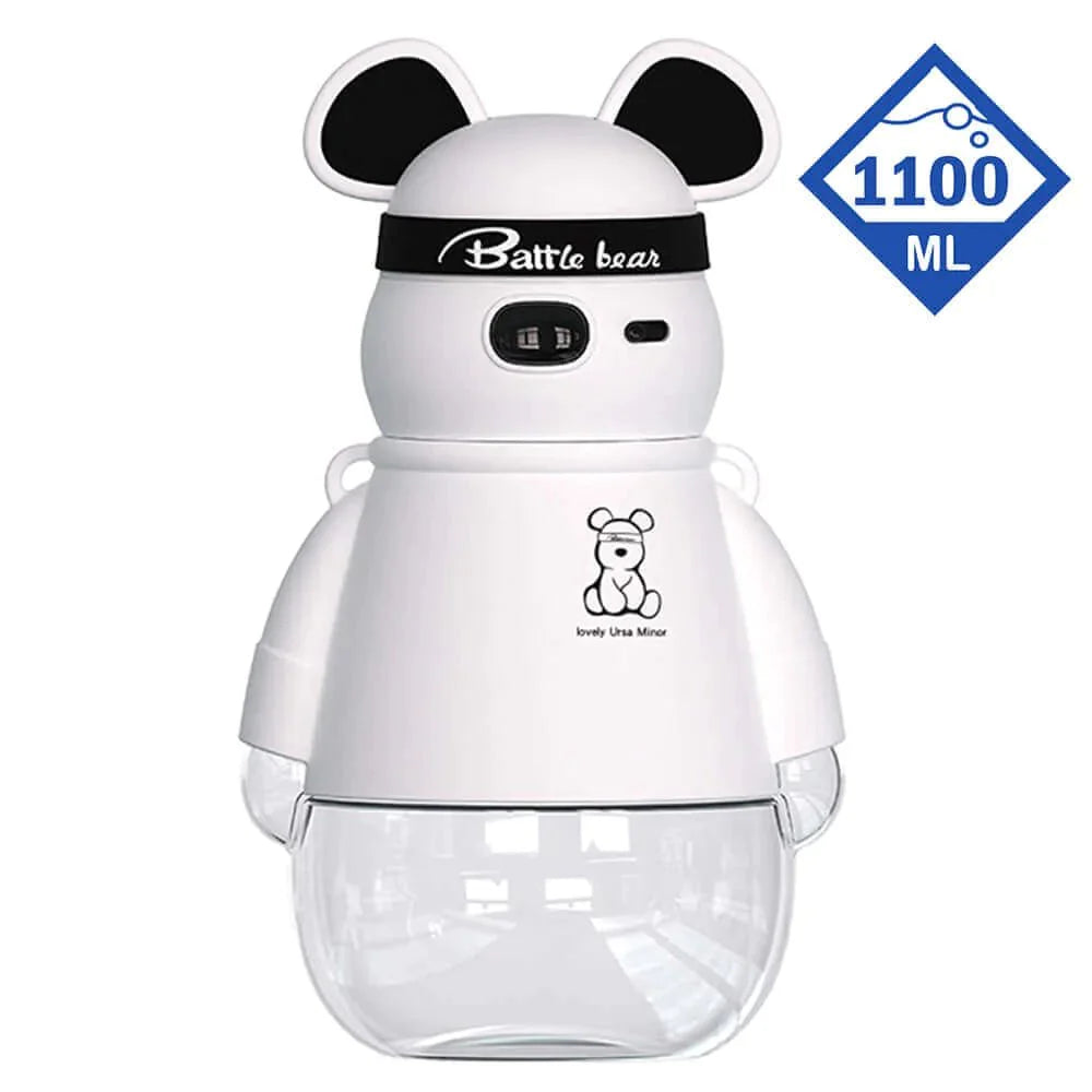 Kelly Jo Bear water bottle (1100 ml) | (Black/White)