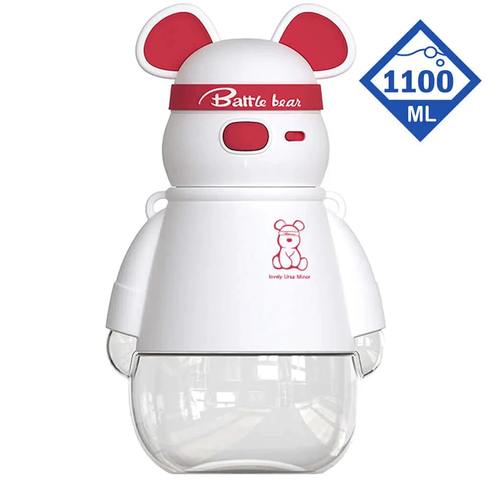 Kelly Jo Bear water bottle (1100 ml) | (Red/White)