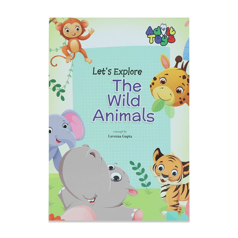 The Wild Animals- Jigsaw Puzzle (24 Piece + Educational Fun Fact Book)