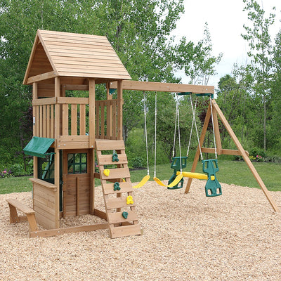 Windale Wooden Swings and Slides Playset (COD not Available)
