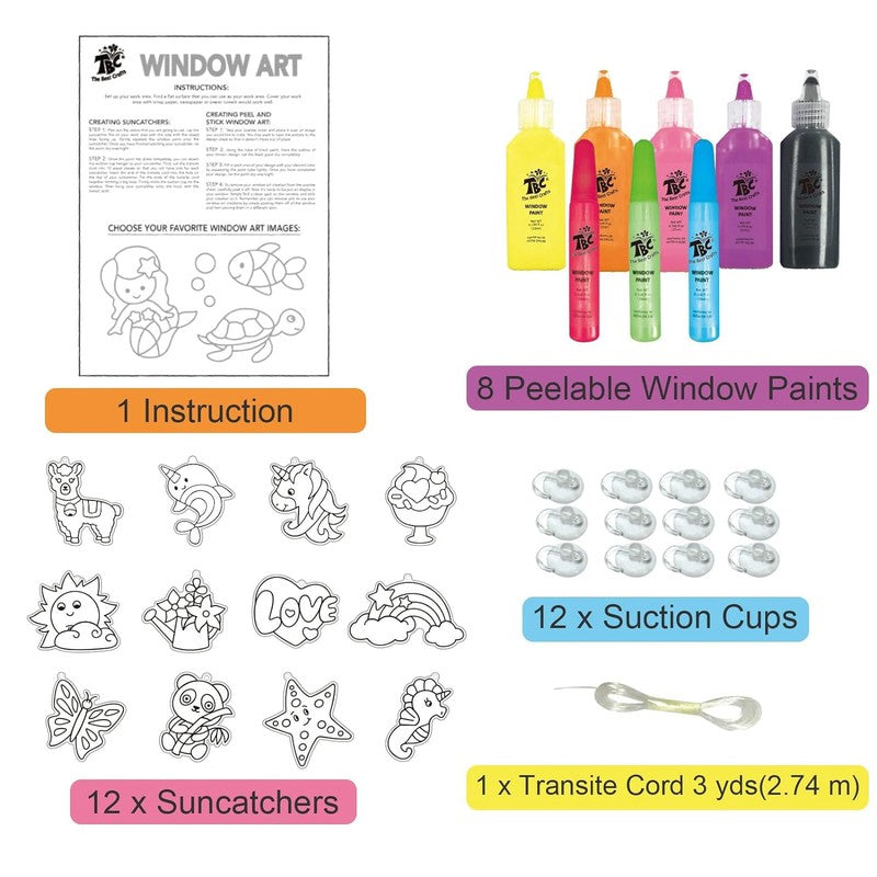 Window Glitter Art Kit