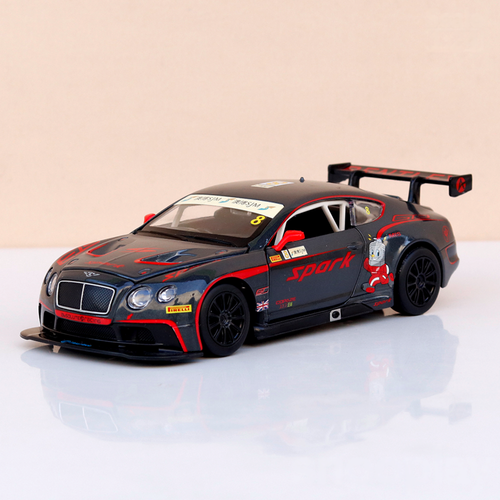Metal Speed Zone Original Bentley Continental GT3 Concept Licensed Diecast Car with Openable Parts | 1:24 Scale (14 Years till Grown Ups)