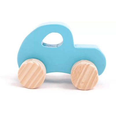 Wooden Emergency Toy Vehicle Set - Police Car Small Size