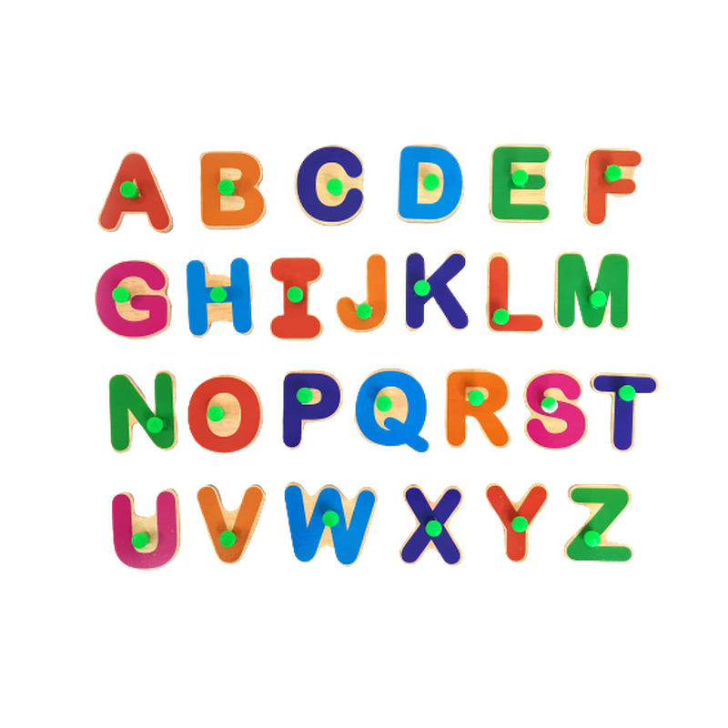 Peg Board Puzzle - Alphabet