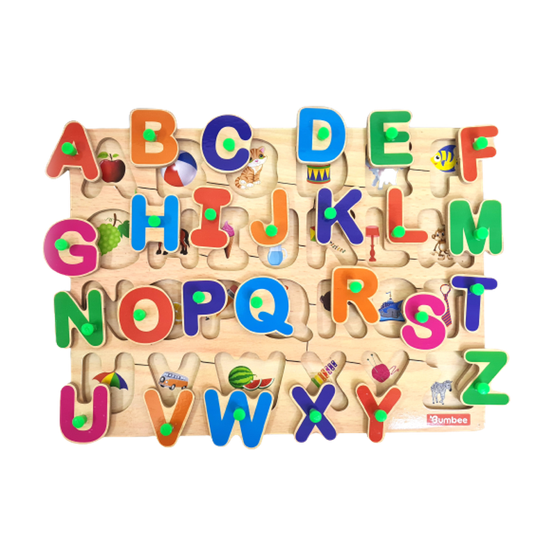 Peg Board Puzzle - Alphabet