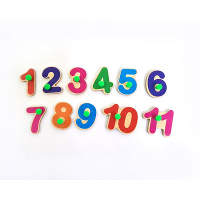 Peg Board Puzzle- Numbers