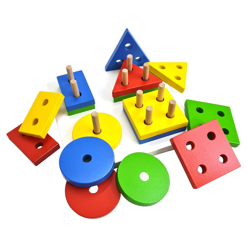 Wooden Sorting & Stacking Toys