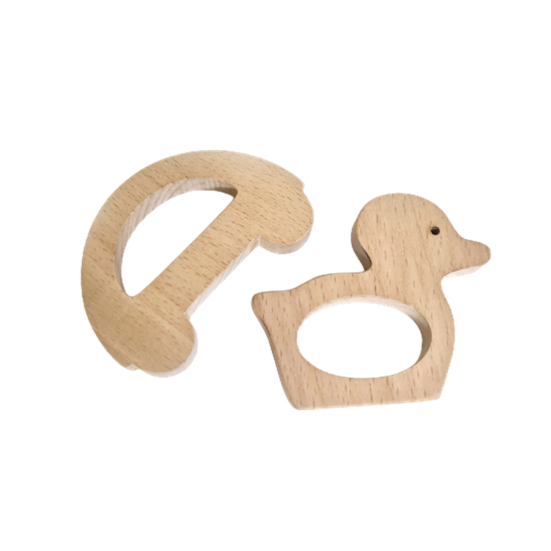 Wooden Teethers- Car and Duck